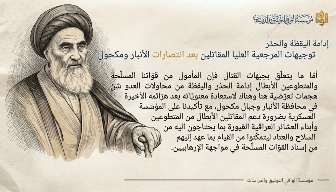 الرؤية المرجعية في بناء الدولة وتعزيز الوحدة الوطنية
